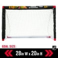 thumbnail image 3 of Franklin Sports NHL Chicago Blackhawks Mini Hockey Set -Kids Knee Hockey Goal, Ball, + 2 Mini Hockey Stick Combo Set - Youth NHL Team Indoor Toy Knee Hockey Sets - NHL Official - Ages 3+, 3 of 7