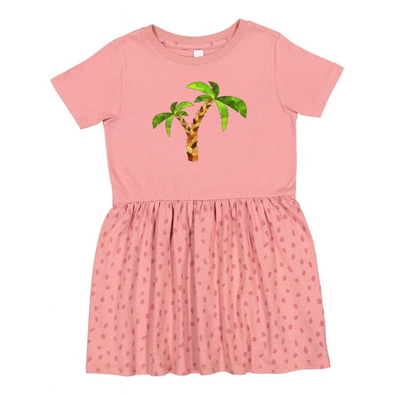 Inktastic Palm Trees Girls Toddler Dress