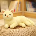 thumbnail image 2 of XUYAN Cute Solid Color Cat Plush Toy Doll Children's Birthday Gift for 2 3 4 Years Old Toddlers Girls Boys Christmas Birthday Gifts, 2 of 9
