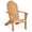 Natural, variant on Aimee Lii Acacia Wood Outdoor Adirondack Chair with Ergonomic Design, Outdoor Patio Furniture for Balcony Porch Backyard, Sturdy -Gray