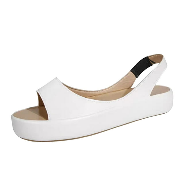 Amzcrzy Zapatos de mujer,Zapatos de mujer,Zapatillas de mujer, Sandalias casuales con punta de pez para mujer, cómodas y de color liso Sandalias Mujer Zapatillas De Casa