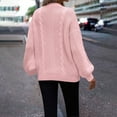 thumbnail image 4 of Lindreshi Cardigan Sweaters for Women Fashion Women Winter Solid Color Button Casual Long Sleeve Long Sweater Coat Cardigan Blouse Tops, 4 of 8