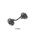 thumbnail image 2 of Kenally Gancho y pestillo de ojo de acero inoxidable de alta resistencia grueso para puerta de granero puertas de ventana tope Hardware DIY educación Herramientas y ferretería Tipo 1 Kenally TO008097-10B, 2 of 6