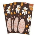 thumbnail image 2 of 6-Pack Decorative Kitchen Towels - Absorbent Dish Cloths, 28x18 Inches, Quick-Dry Polyester with Hanging Loop，Retro Groovy Easter Eggs, 2 of 7