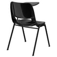 thumbnail image 4 of Flash Furniture Black Ergonomic Shell Chair with Left Handed Flip-Up Tablet Arm, 4 of 6