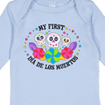 thumbnail image 4 of Inktastic My 1st Dia De Los Muertos with Sugar Skulls and Flowers Boys or Girls Long Sleeve Baby Bodysuit, 4 of 5