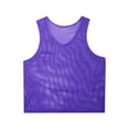 thumbnail image 7 of Alvivi Mens Hollow Out Mesh Training Vest Sleeveless See Through T-Shirt Night Club Tops Party Clubwear Purple XL, 7 of 7