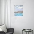 thumbnail image 3 of 12x16 Inch Modern Navy Blue Canvas - Bathroom Wall Art with Coastal Beach and Ocean Prints, 3 of 7