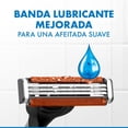 thumbnail image 4 of Rastrillo Gillette Prestobarba3 con 3 Hojas, para Rasurar la Barba al Ras 2 pzas, 4 of 5