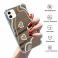 thumbnail image 2 of Heart Girly Case for iPhone 12 ,Aesthetic Art Design Pattern TPU Shock Proof Cover Case, 2 of 5