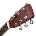 thumbnail image 5 of Jameson 41-Inch Full-Size Acoustic Electric Guitar with Thinline Cutaway Design, Brown, 5 of 7
