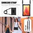 thumbnail image 6 of XYX Case for Samsung Galaxy Tab A7 10.4 inch SM-T500/SM-T505 with 360 Degree Rotating, Hand Strap, Shoulder Strap, Black, 6 of 7