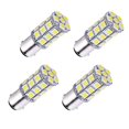 thumbnail image 1 of Paquete de 4 Ba15d 5050 27-smd Led Super blanco coche barco marino Rv Camper luz 1142 1076, 1 of 5