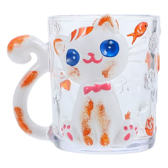 Cartoon Glass Cup Drinking Glassware Cocktail Glass Beverage Cup for Home Party