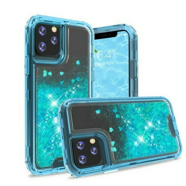 For Iphone 11 Case Wydan Liquid Glitter Shockproof Tpu Protective Heavy Duty Bling Clear A Protective Phone Cover For Apple Iphone 11 Walmart Com Walmart Com