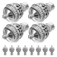 thumbnail image 1 of CRAFTHROU 12Pack Roman Drapery Finials Hollow Design for Indoor Decoration Home Decor, 1 of 6