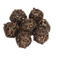thumbnail image 3 of Hollow Metal Dice, Metal Dice Set Balanced Rolling Polyhedral Copper 7pcs For Kids For Card Games, 3 of 8