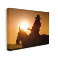 thumbnail image 3 of Stupell Industries Cowboy at Sunset Silhouette Animals & Insects Photography Gallery Wrapped Canvas Print Wall Art, 48 x 36, 3 of 7