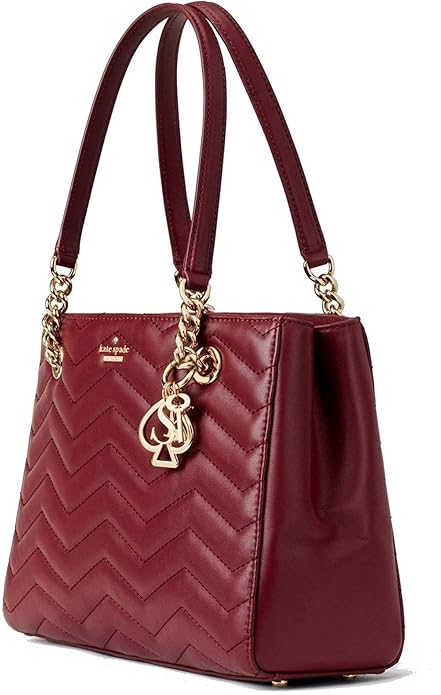 kate spade new york Reese Park Small Courtnee Smooth Leather Bag, Cherrywood
