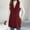 Wine, variant on Corduroy Vest for Women Button Down Sleeveless Jacket Fall Winter Lapel Casual Outerwear Long Tunic Fashion Coat