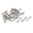 thumbnail image 1 of M6x30mm Tornillos Acero inoxidable  Phillips Redondo De cabeza plana Máquina  25pcs Unique Bargains tornillos de máquina, 1 of 1