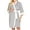 Gray, variant on Cotton Nightgowns for Women Sleeveless Women's Color Matching Maternity and Postpartum Clothing Maternity Robes Postpartum Home Nursing Clothes Black L