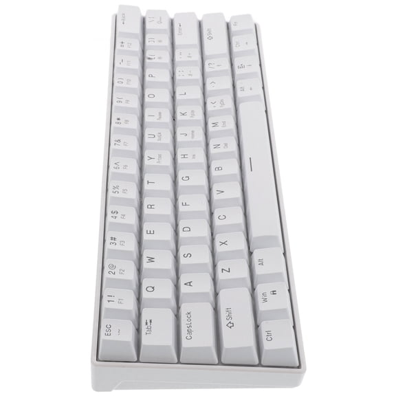 LOLIPPYY White Mechanical Gaming Keyboard with Tactile Feedback and Lighted Keys