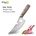 thumbnail image 5 of Kitchen Chef Knife 6-inch 5Cr15 High Carbon Steel Slicing Cutting Butcher Knives for Chopping Slicing Meat Vegetable Cooking Tool, 5 of 5