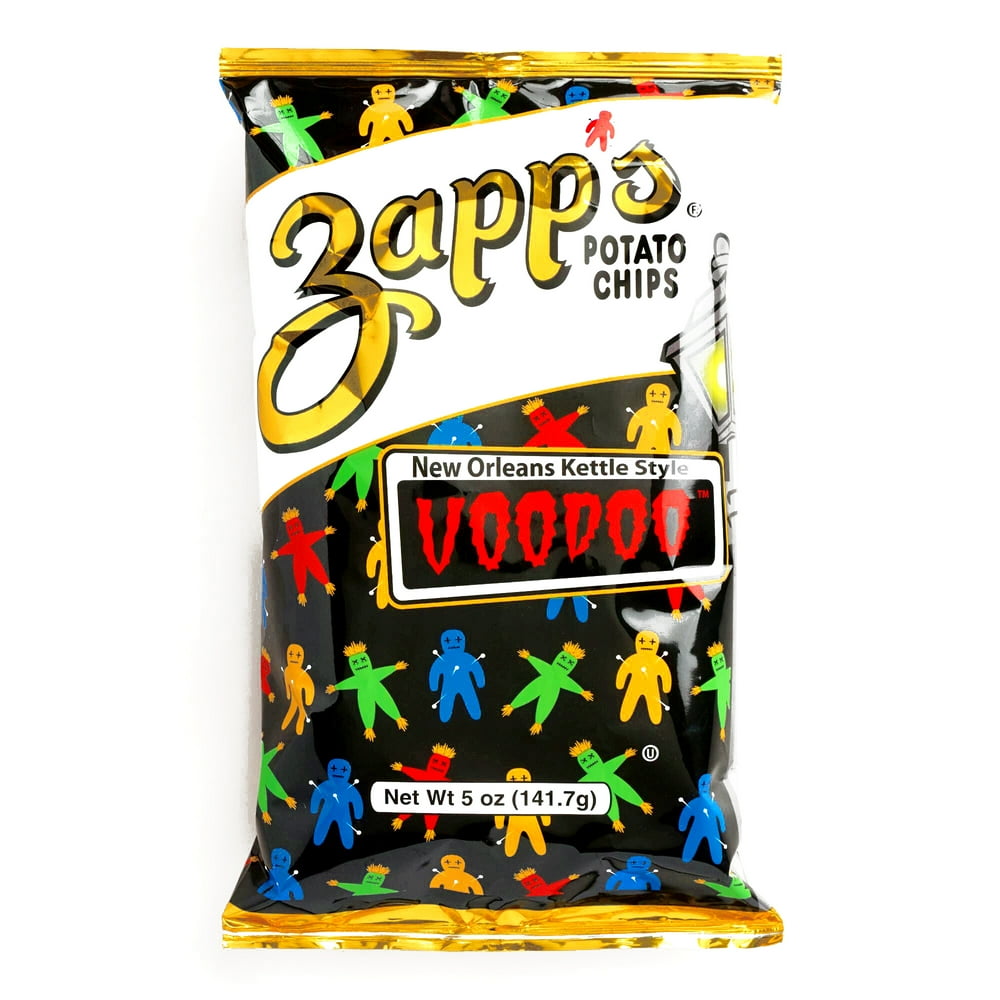 Zapp's Voodoo Potato Chips 5 oz each (6 Items Per Order)