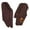 Chocolate, variant on Women Scrub Set V-Neck Medical Scrub Tops and Drawstring Pants - Pack of 6 Set (Black, Small)