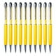 thumbnail image 1 of Inteprter 10 bolígrafos Stylus Touch, bolígrafo para estudiantes, herramienta de escritura Multicolor para el hogar, negocios, accesorios de Suministros de escritura y corrección Amarillo, 1 of 6