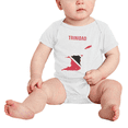thumbnail image 2 of Trinidad Map Flag Cute Baby Rompers Bodysuit (White, 18-24 Months), 2 of 5