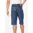 thumbnail image 2 of Liberty Blues Men's Big & Tall  Denim Cargo Shorts, 2 of 6