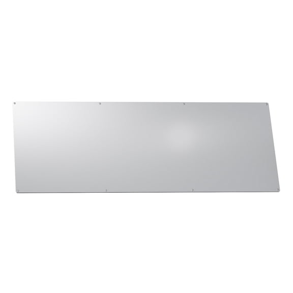12 in. x 30 in. Stainless Steel Door Kick Plate – 22 Gauge 430 #3 Finish with Mounting Screws