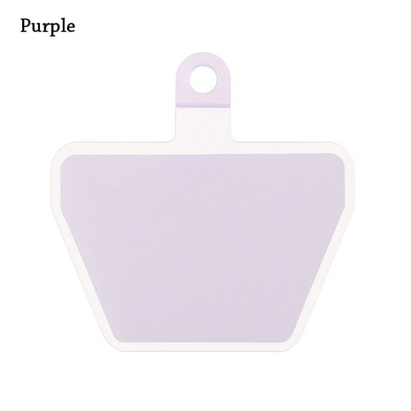 Useful Self-adhesive Anti-lost Chain Rope Buckle Detachable Phone Lanyard Gasket Neck Cord Accessories Patch Phone Safety Tether PURPLE