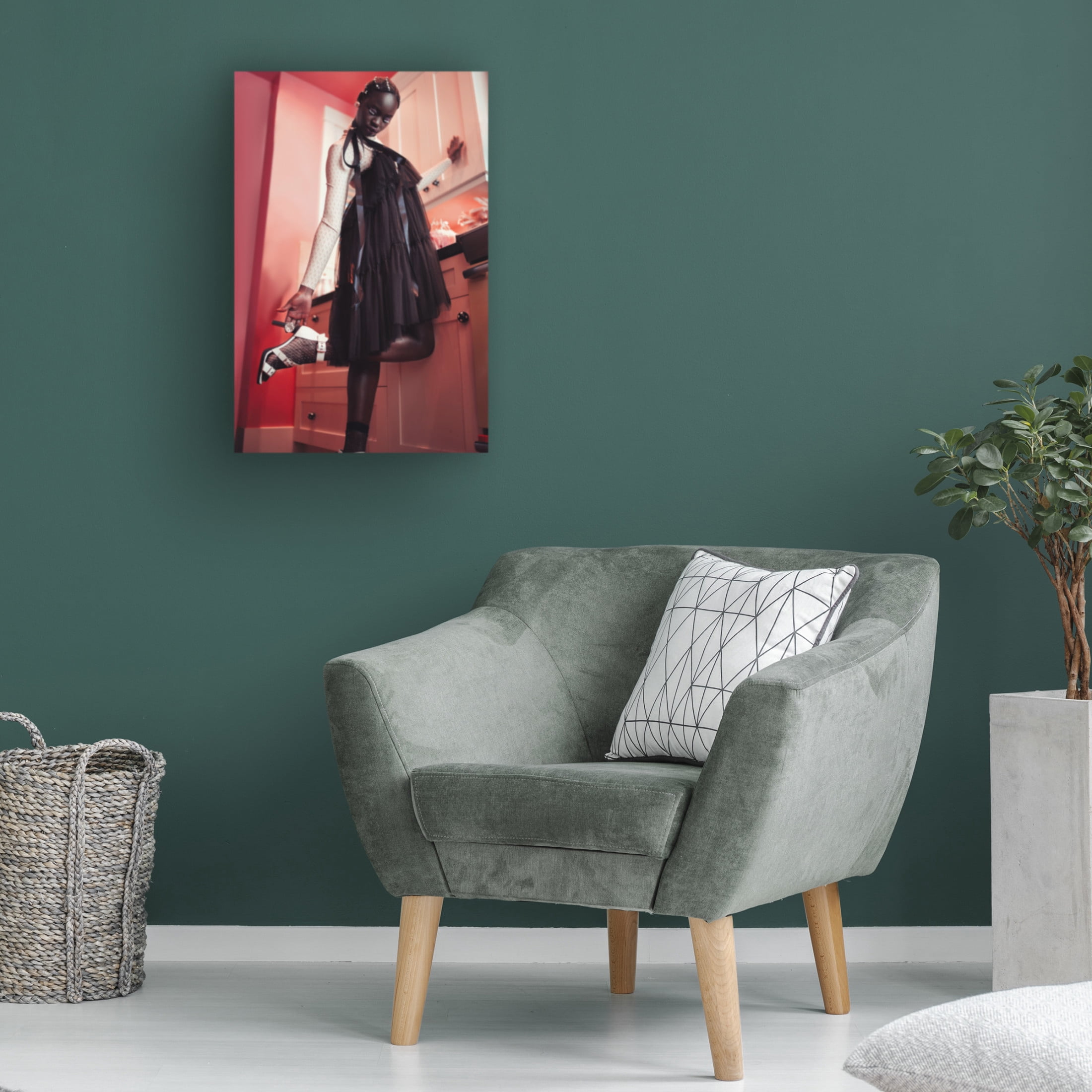 Trademark Fine Art Yasin Hasanian Flamingo Canvas Wall Art