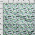 thumbnail image 3 of oneOone Cotton Silk Light Green Fabric Travel Sewing Material Print Fabric By The Yard 42 Inch Wide, 3 of 4