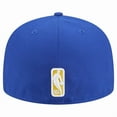 thumbnail image 4 of Men's New Era  Royal Golden State Warriors Tri-Hit 59Fifty Fitted Hat, 4 of 5
