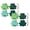 Green-2PCS, variant on 12 Pieces Easter Hanging Ornaments Rabbit Egg Wooden Ornaments with Flower Design Tree Decor Cute Rabbit Wood Cutouts Spring Easter Ornaments for Holiday Home Indoor Party Decoration