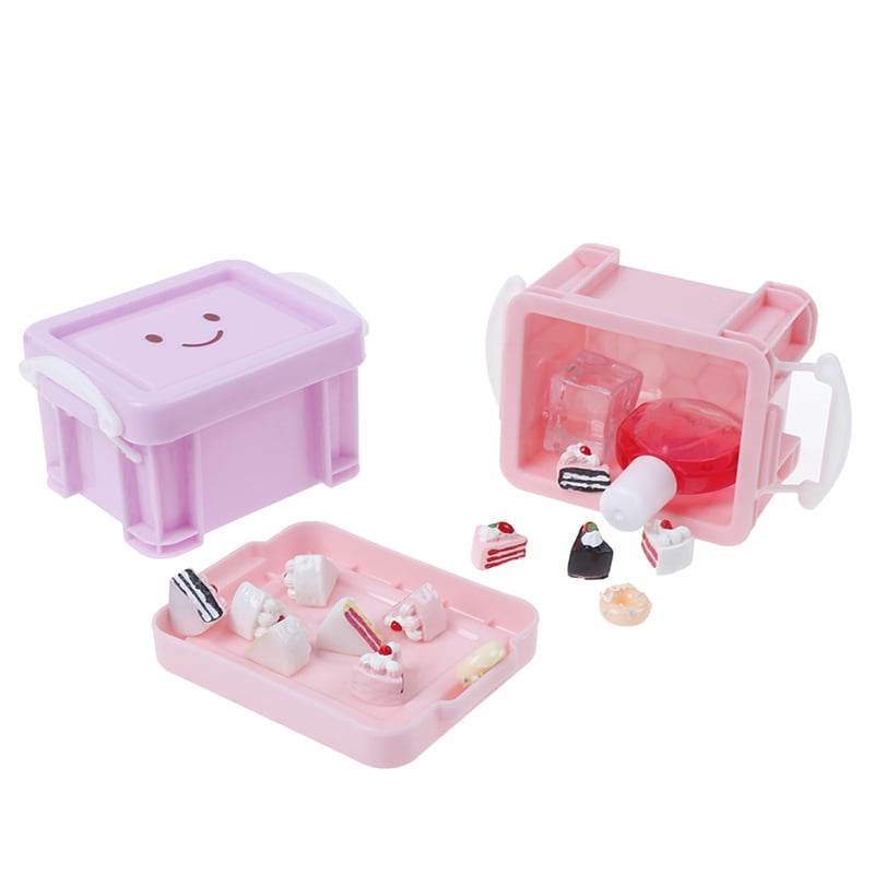 1:6 Dollhouse mini storage box simulation model toys for doll house decorha 