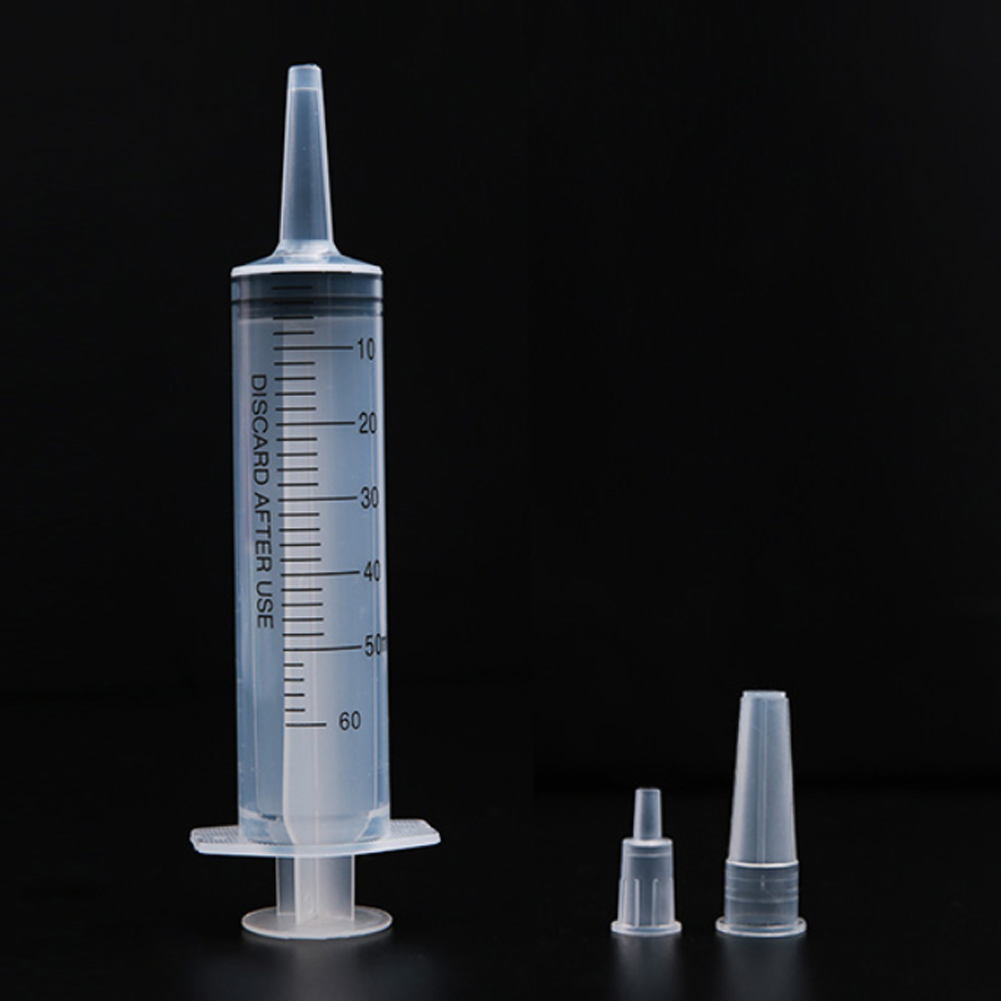 RUSR 60ml Liquid Feeding Measuring Syringe for Experiments Industrial Hydroponics - image 5 of 9