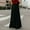 Black, variant on Womens Fashion High Waist Fold Soild Vintage Loose Beach Wrap Maxi Long Skirt Skirts for Women Skirts for Women Trendy Pink