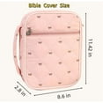 thumbnail image 7 of Bible Cover Case with Durable Handle for Women,Large Bible Tote Bags Organizer Quilted Carrying Book Case ,Bible Study Supplies Accessories Christian Gifts for Women, 7 of 7