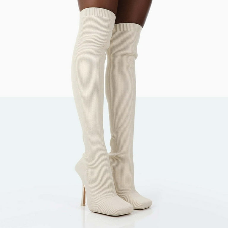 Thigh high boots sales for skinny legs