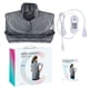 thumbnail image 3 of Chal de masaJe con caleFacción eléctrica, manta con almohadilla calentada para cuello y espalda, envoltura de calor, cinturón de temperatura aJustable, 3 of 4