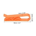 thumbnail image 2 of Uxcell Garbage Bin Clip Kitchen Trash Bag Non-Slip Clip Clamp Orange 12 Pack, 2 of 5
