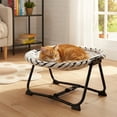 thumbnail image 2 of Vjnyvs Elevated Pet Bed with Metal Frame Multifunctional Pet Bed with Storage Bag Foldable Cat Bed Pet Supplies Accessory, 2 of 7