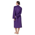 thumbnail image 6 of Aria Women's Stretch Velour Long Sleeve Wrap Sleepwear Robe with Pockets, Sizes XS-5X, 6 of 6