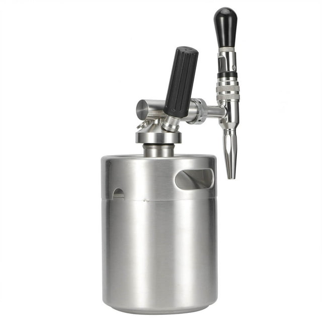 Cafetière à Infusion Froide, Cafetière, Kit de Fût de Café en Acier Inoxydable pour la Maison, Système de Distributeur de Machine à Café avec Valve de Décompression