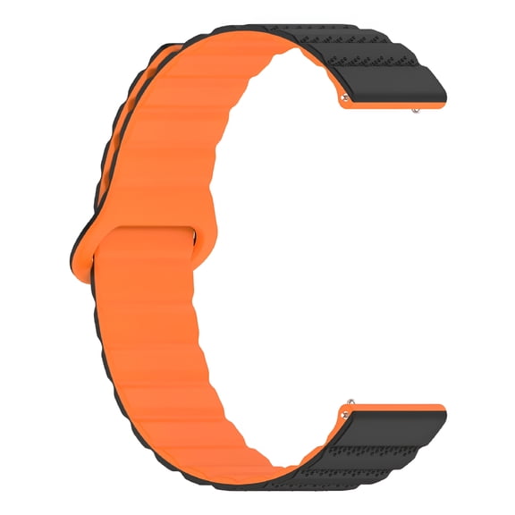 DESIGNICE Silicone Watch Band Strap with Magnetic Closures for 18mm 20mm 22mm Smartwatches